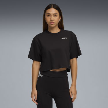 Krop-top Puma PUMA x ROSÉ Women's Cropped T-Shirt Črna | 633806_01, 0