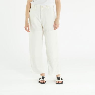 Hlače Carhartt WIP Wide Panel Pant Wax Rinsed Bela | I031393.D602, 2