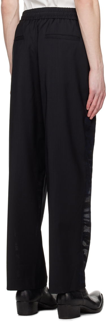 Hlače Feng Chen Wang Feng Chen Wang Paneled Trousers Črna | FMS15TR13, 2