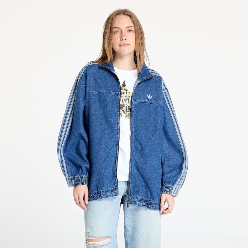 Jakna adidas Originals Adicolor Denim Adilenium Track Top Modra | JY2896