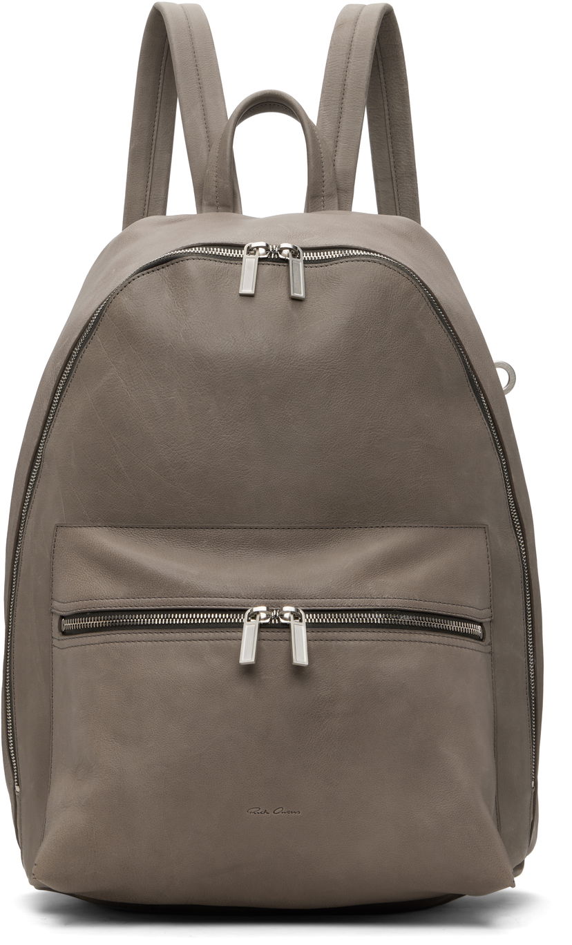 Nahrbtnik Rick Owens Rick Owens Concordians Soft Buffalo Backpack Siva | RA02E0771 LBU