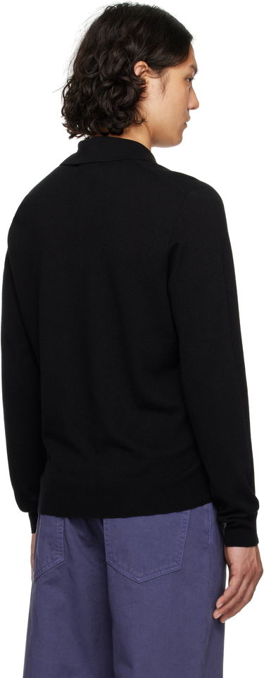 Pleteni pulover The Row The Row Judi Knit Polo Črna | 918-Y751, 2