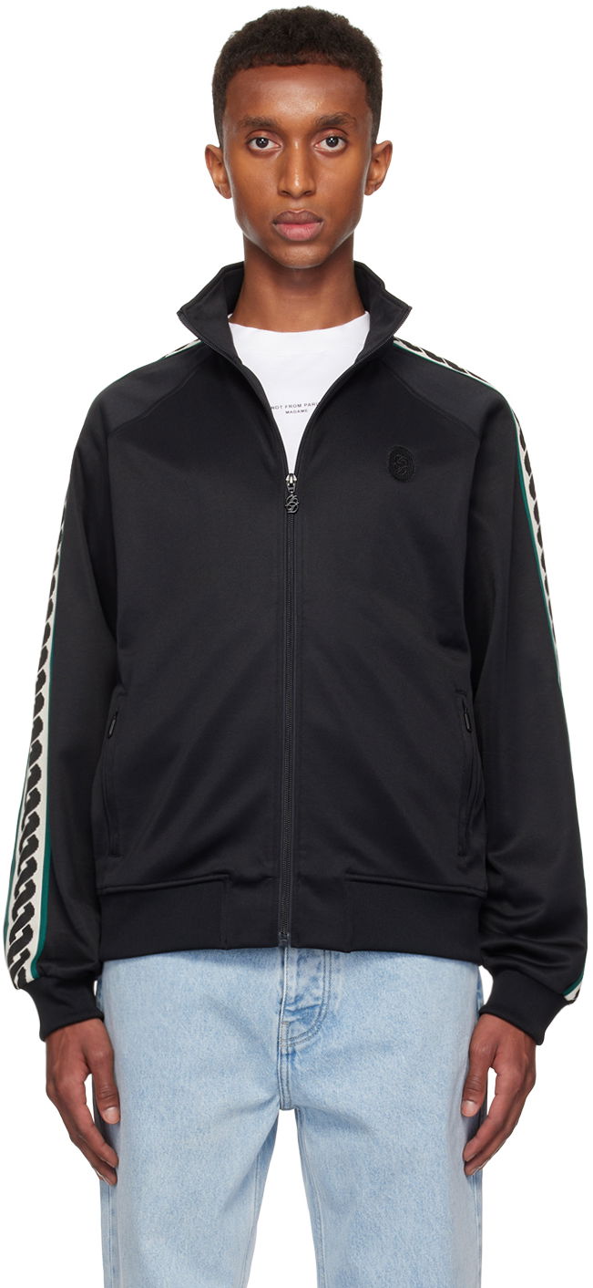 Trenirka Drôle de Monsieur Drôle De Monsieur 'La Veste Survet' Track Jacket Črna | PERM-SJ005-PL135-BL