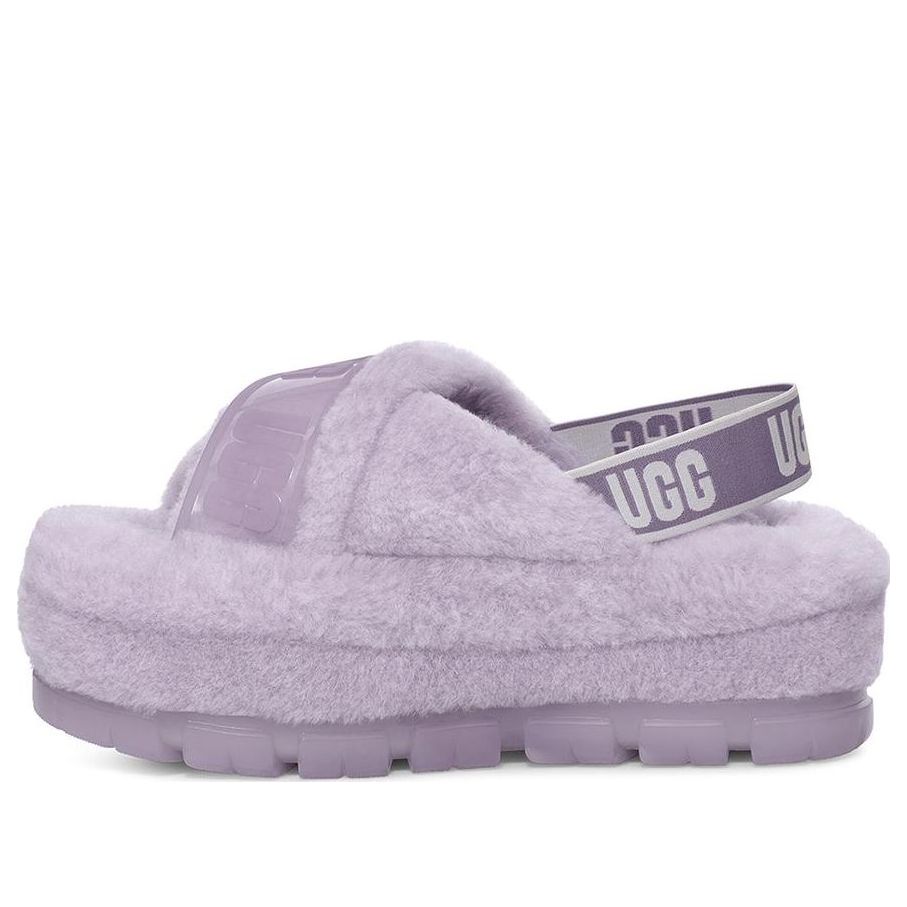 Superge in čevlji UGG Fuzzita Clear Slides Lila | 1135237-JGL, 0