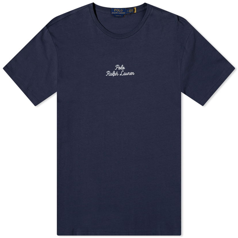 Majica Polo by Ralph Lauren Chain Stitch Logo T-Shirt Mornarica | 710936585003