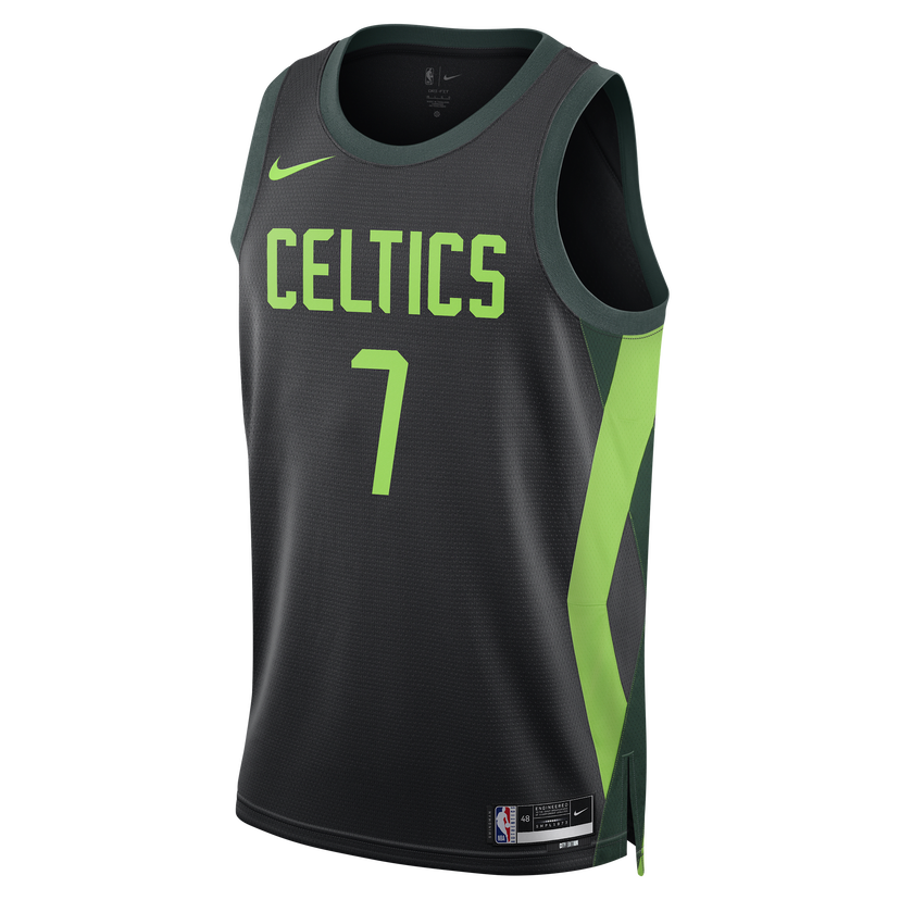 Dres Nike Dri-FIT NBA Swingman Jaylen Brown Boston Celtics City Edition 2024/25 Zelena | FQ4335-010
