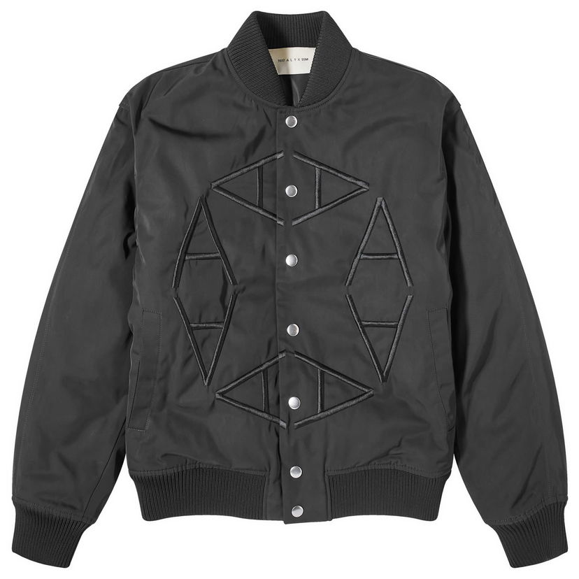 Jakna 1017 ALYX 9SM Nylon Logo Varsity Črna | AAMOU0481FA01-BLK0001