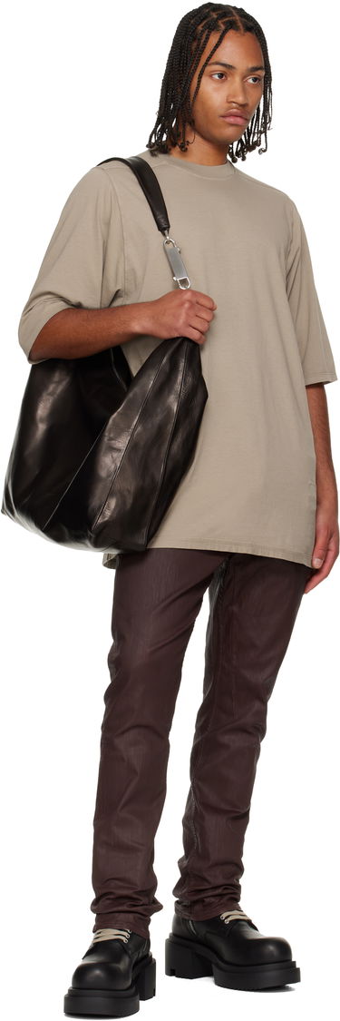 Majica Rick Owens Concordians Oversized T-Shirt Bež | DU02E7262 FSLP, 3