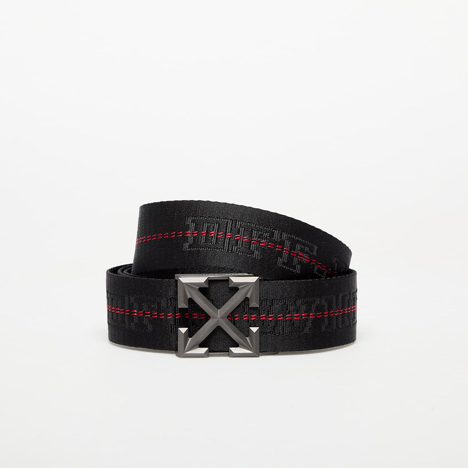 Pasovi Off-White Tape Arrow Belt 35Mm Črna | OMRB14BC99FAB0021000, 0