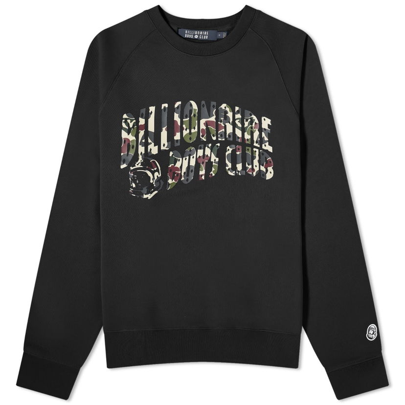 Pulover BILLIONAIRE BOYS CLUB Duck Camo Arch Logo Crew Sweat Črna | B23428-BLK