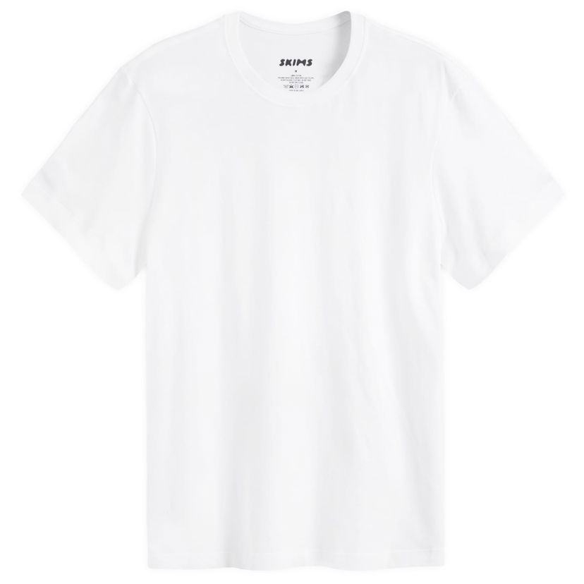 Majica SKIMS Classic T-Shirt Bela | TP-TSH-5701M-CH