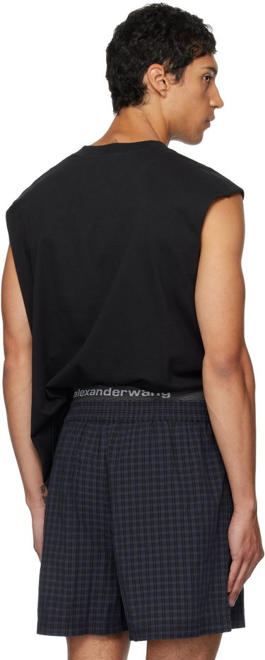 Majica brez rokavov Alexander Wang Alexander Wang Muscle Tank Top Mornarica | 6CC3251105, 2
