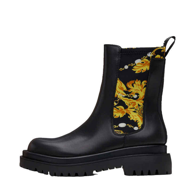 Superge in čevlji Versace Drew Ankle Chelsea Boots Črna | E77VA3S60_EZS867