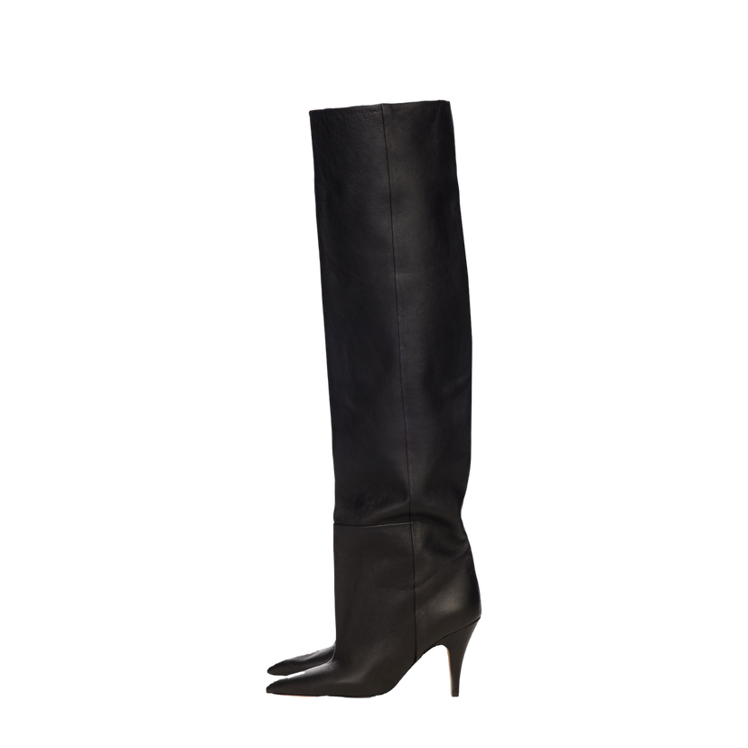 Superge in čevlji Khaite Black 'The River' Tall Boots Črna | F1080-845
