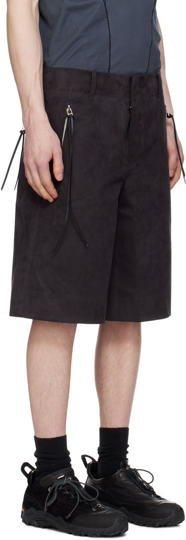 Kratke hlače Post Archive Faction (PAF) PAF 8.0 Center Technical Faux-Suede Shorts Črna | 8.0 BTPC-B, 1