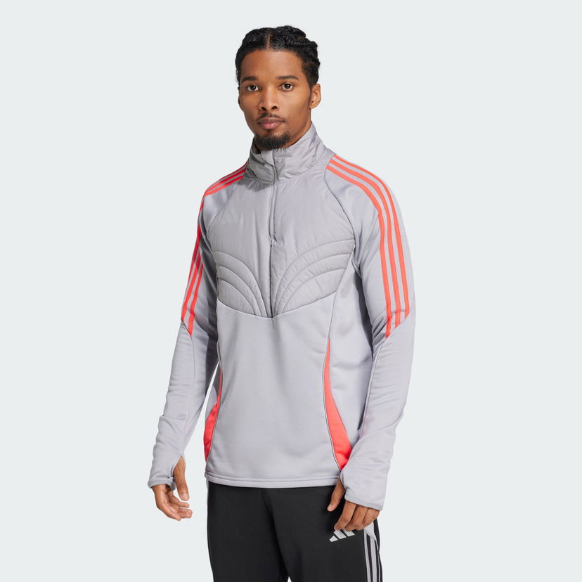 Pulover adidas Performance Top Tiro 24 Winterized Siva | IY0113