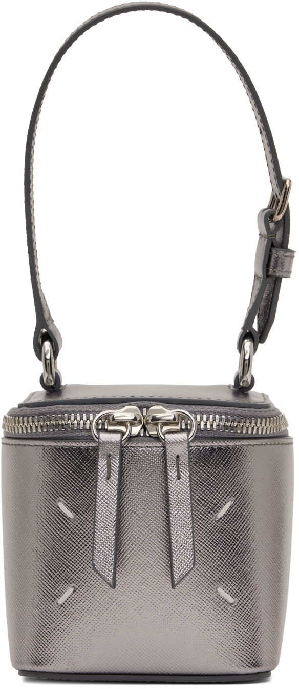 Torbica Maison Margiela Micro Cube Bag Kovinski | SA2VL0012 P7248