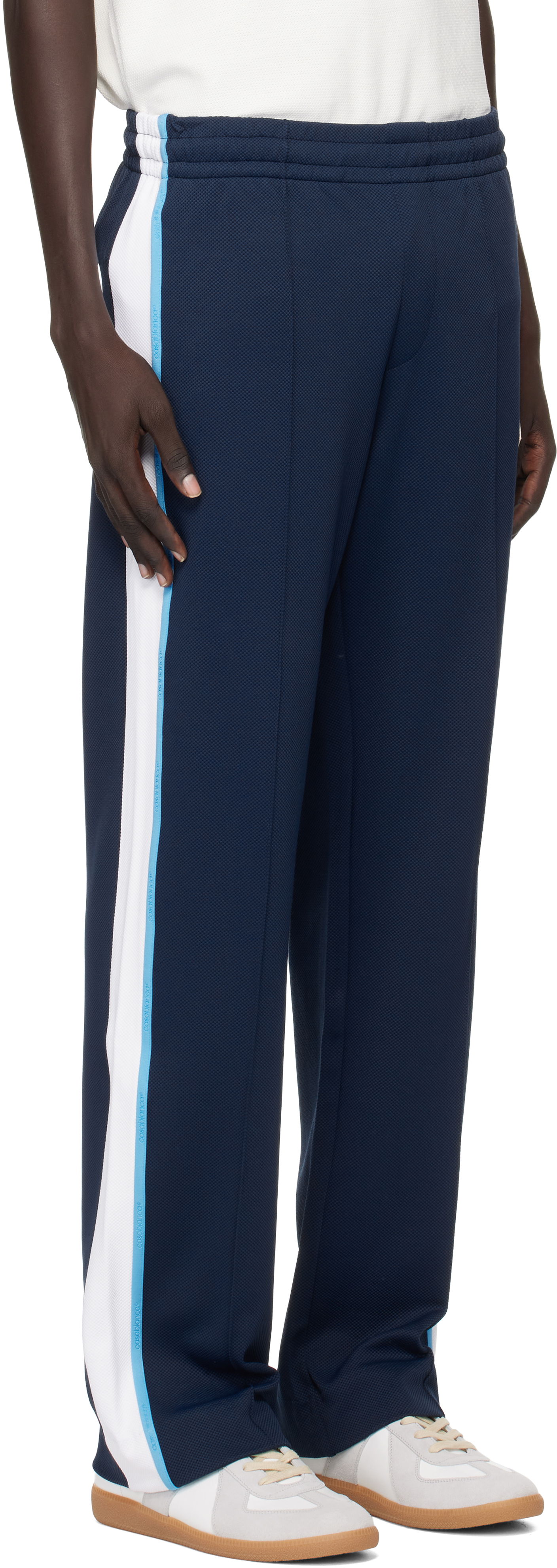 Trenirka Casablanca Casablanca Pique Track Pants Mornarica | MPF25-JTR-192-01, 1