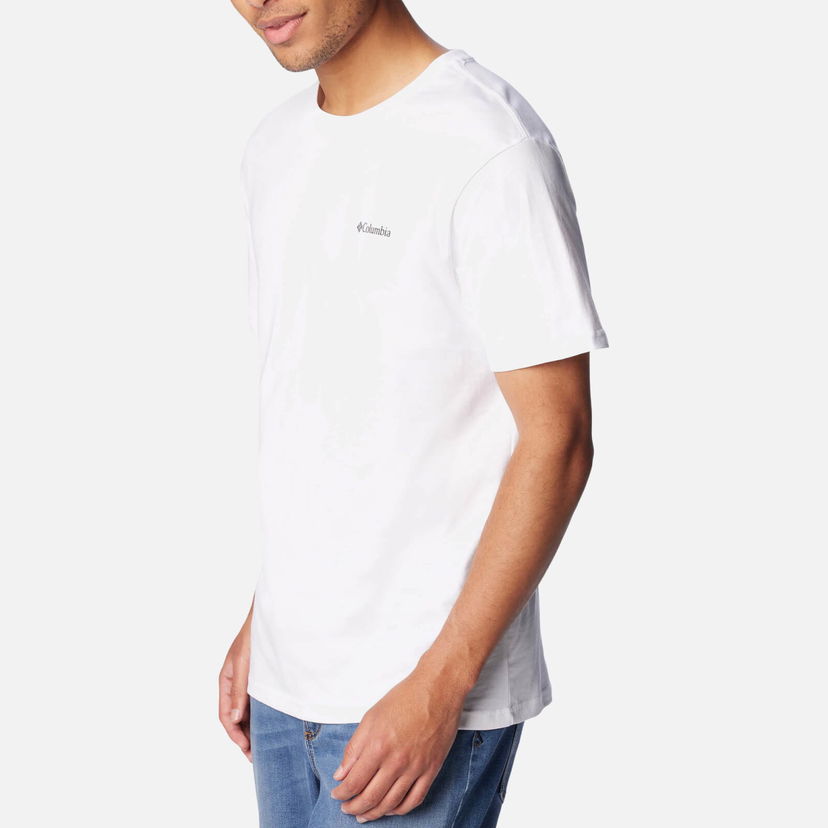 Majica Columbia Columbia Basic Logo Organic Cotton T-Shirt Bela | 1680053-112