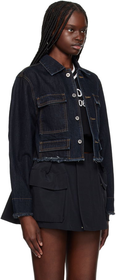 Jakna We11done We11done Cropped Denim Jacket Modra | WD-DJ1-25-301-W-BL, 1