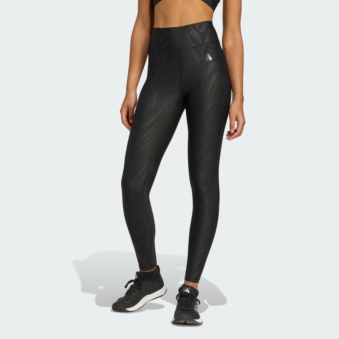 Pajkice adidas Performance Optime AOP Tights Črna | JV5185, 0