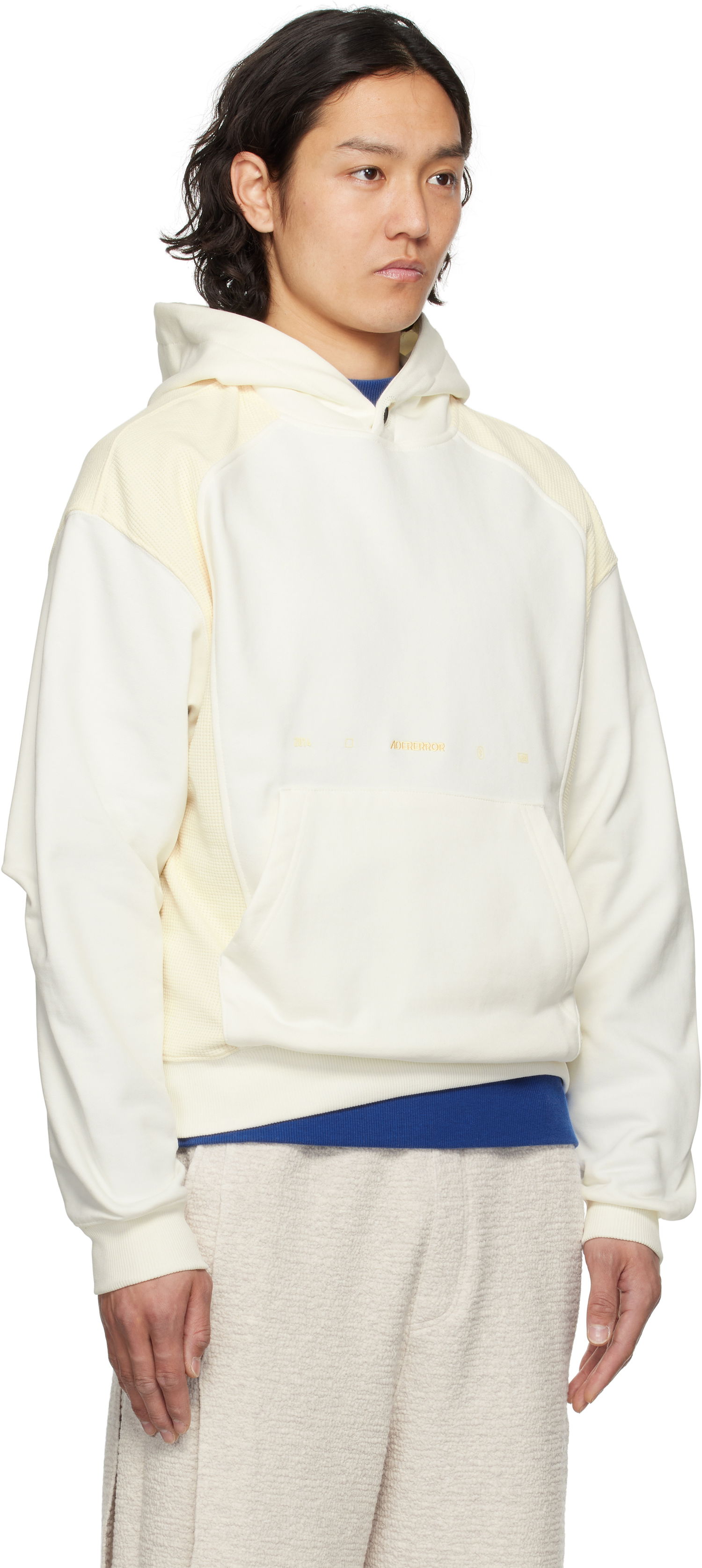 Pulover ADER ERROR ADER error Product. 28 Hoodie Bela | BO01SSHD0101IV, 1