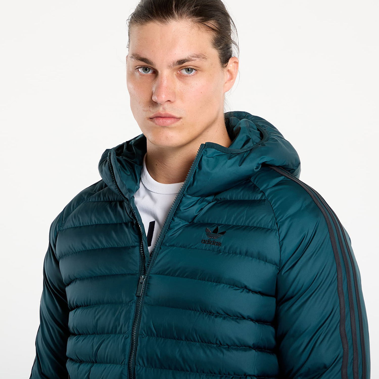 Puhovka adidas Originals Adidas Synthetic Hooded Jacket Zelena | JX4116, 1