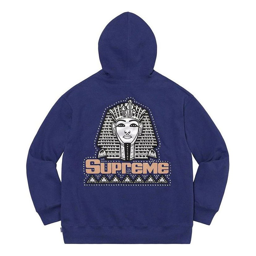 Pulover Supreme Pharaoh Studded Hoodie Modra | SUP-FW20-020