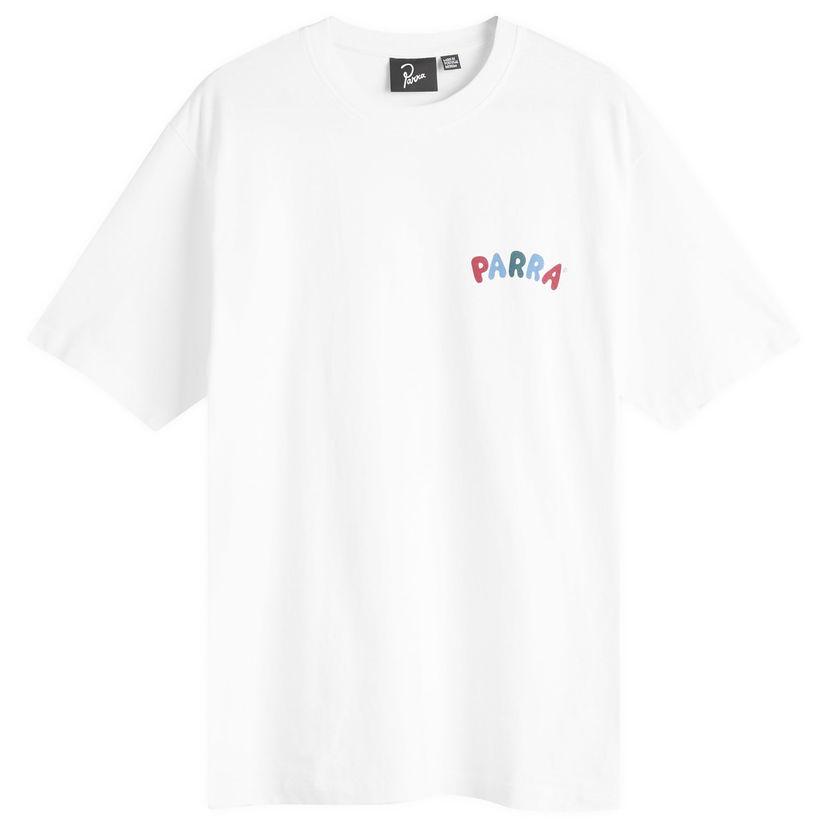 Majica By Parra Parra This Damn Chair T-Shirt, Size Large Bela | 53315-WHT