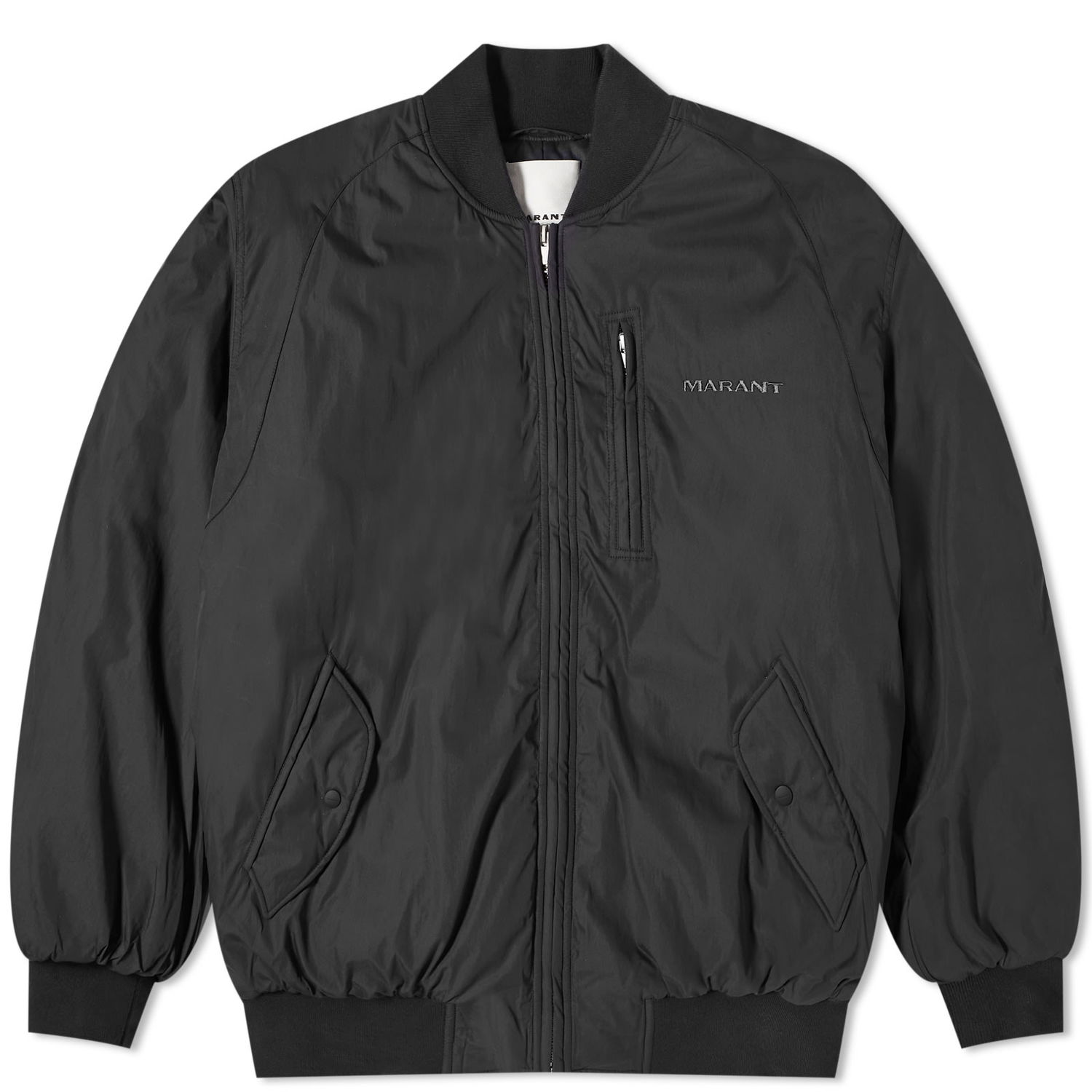Jakna ISABEL MARANT Bakya Bomber Jacket Črna | 24PVE0249HA-B1D03H-02FK, 0