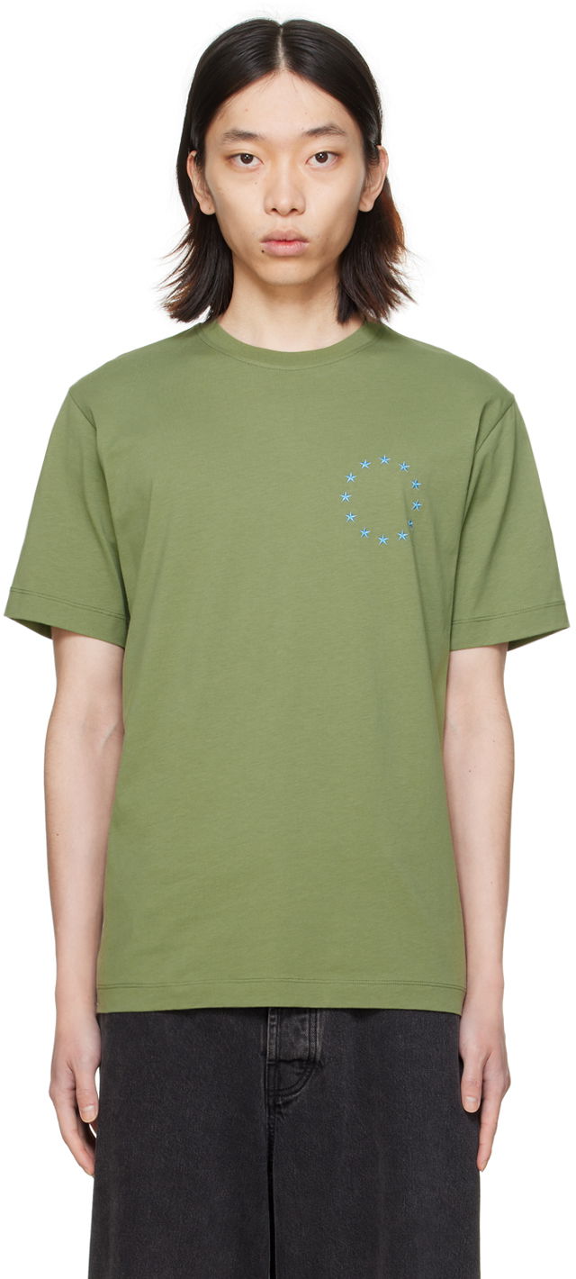 Majica Études Wonder Europa Graphic T-Shirt Zelena | E24MM106A00733