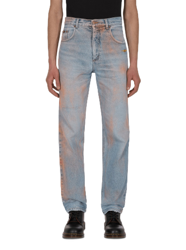 Kavbojke PHIPPS Spray Painted Vintage Denim Pants Modra | GLP00046 BLUEORANGE