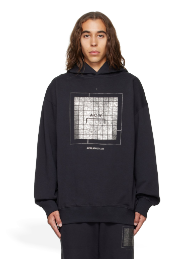 Pulover A-COLD-WALL* Foil Grid Črna | ACWMW074