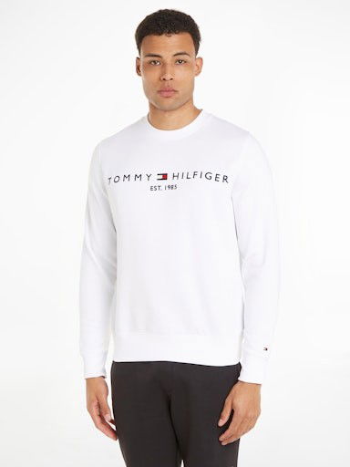 Pulover Tommy Hilfiger Pullover Sweatshirt Bela | MW0MW11596YBR