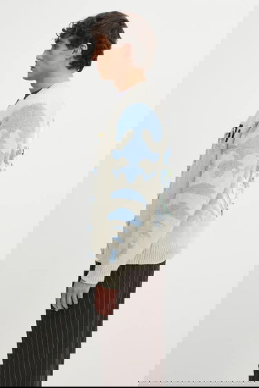 Pleteni pulover KENZO RWS Pachinko Sweater Večbarvna | FF65CA7463CI, 1