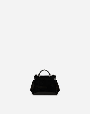 Torbica Dolce & Gabbana Dolce & Gabbana Mini Sicily Patent Leather Bag Črna | EB0003A106780999, 2