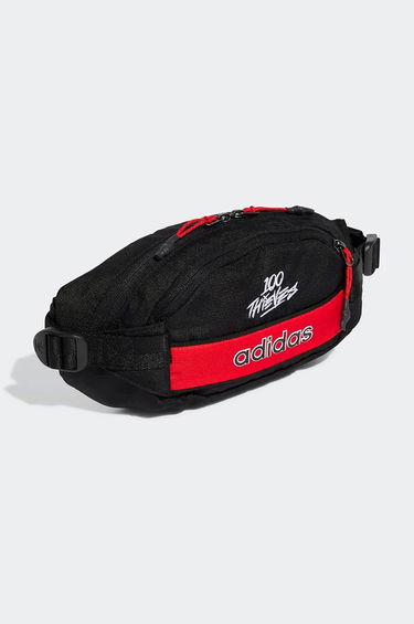 Torbice za okoli pasu adidas Originals 100 Thieves Waist Bag Črna | JE0318, 3