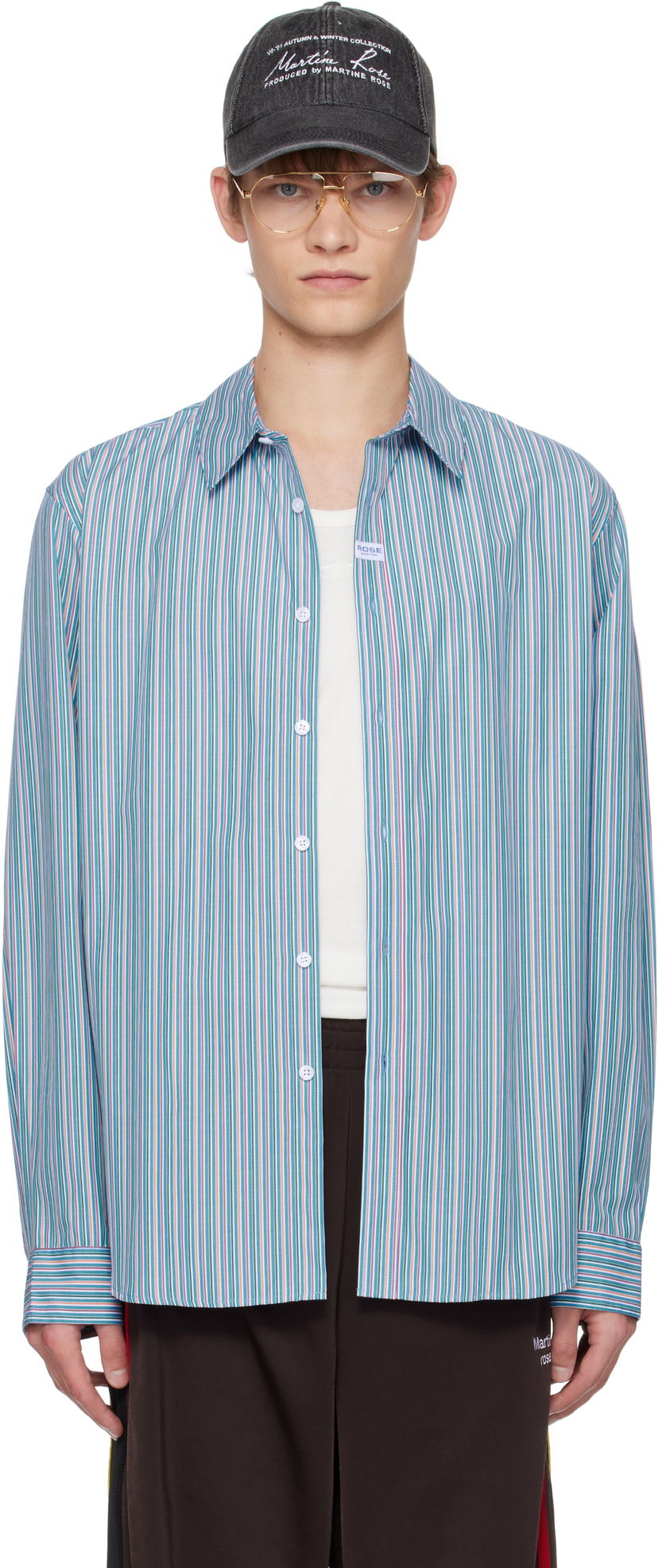 Srajce Martine Rose Martine Rose Classic Striped Shirt Večbarvna | 401WS30532