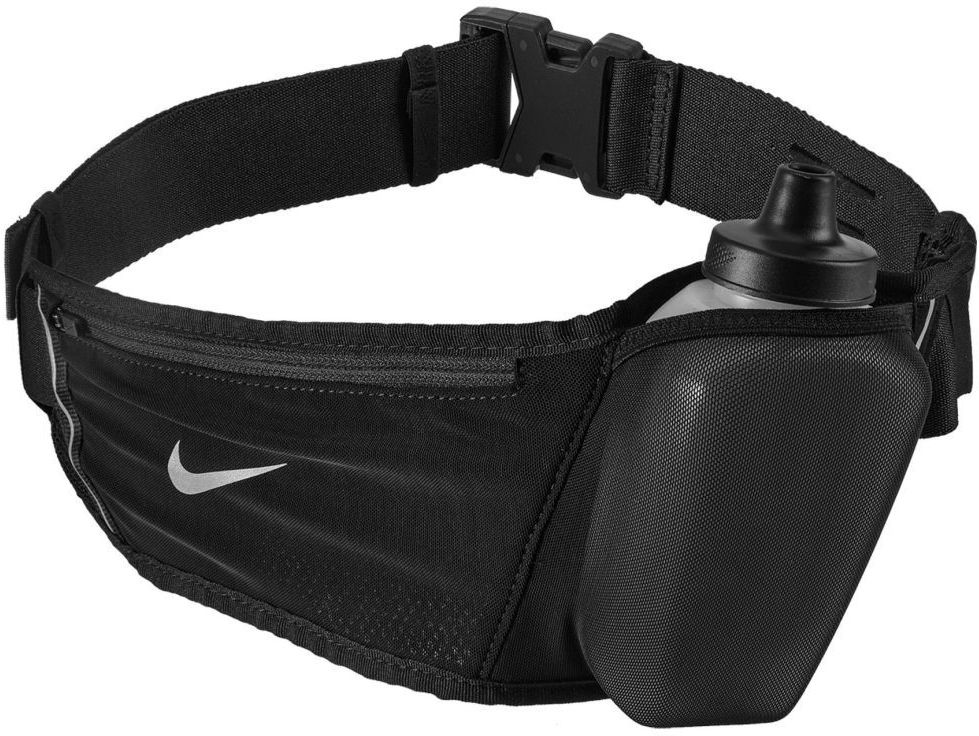 Torbice za okoli pasu Nike Nike Hydration Running Belt with 354 ml Bottle Črna | 9038270-082, 0