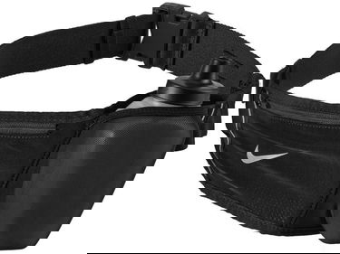 Torbice za okoli pasu Nike Nike Hydration Running Belt with 354 ml Bottle Črna | 9038270-082, 0