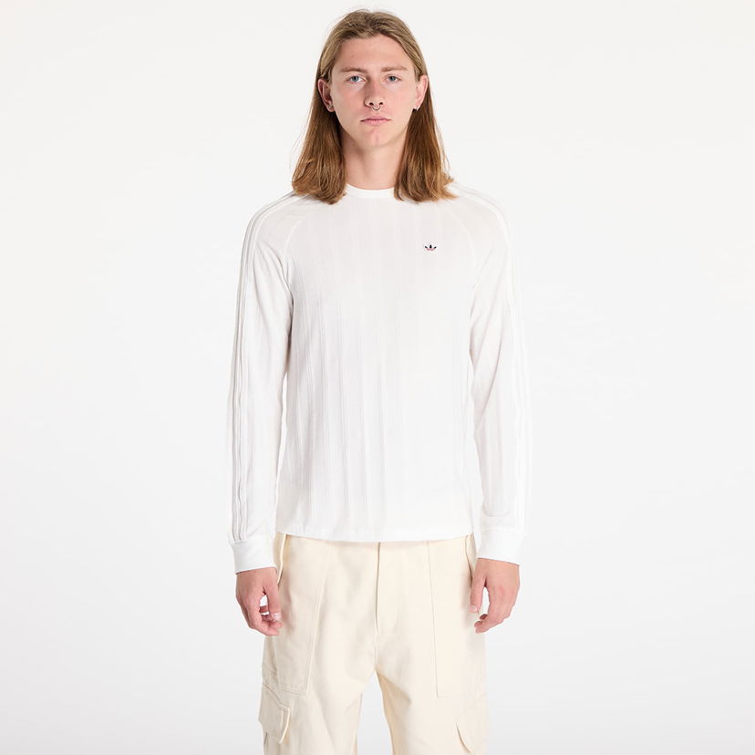 Majica adidas Originals Clot x Rib Long Sleeve Tee Core White/ Core White Bela | JC8171