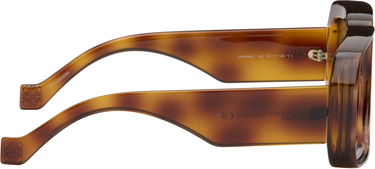 Sončna očala Loewe Paula's Ibiza Dive Chunky Squared-Frame Eyewear Rjava | LW40064U 192337136368, 1