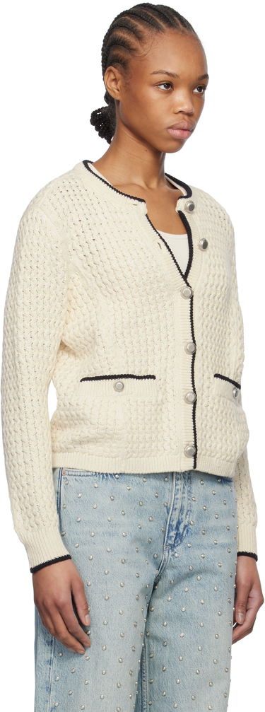 Pleteni pulover rag & bone Rag & Bone Daria Knit Cardigan Mornarica | WAS24P045SD45, 4