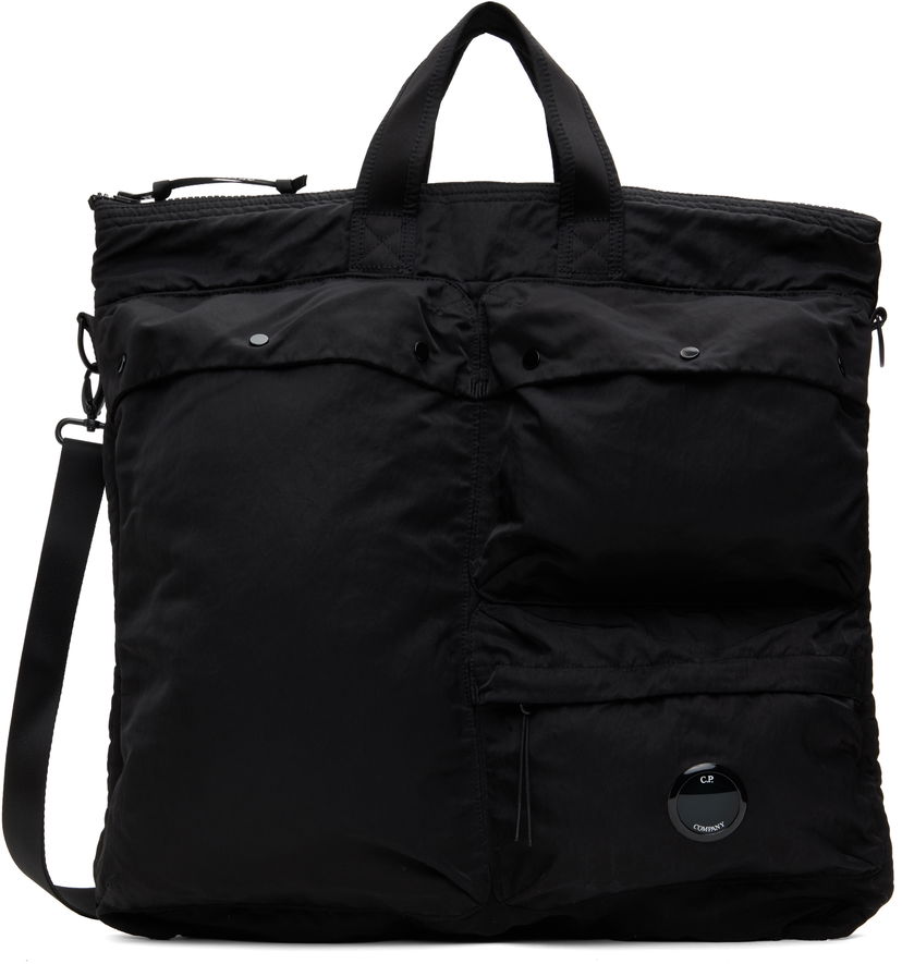 Tote bag C.P. Company C.P. Company Nylon B Lens Tote Bag Črna | 18CMAC219A-005269G