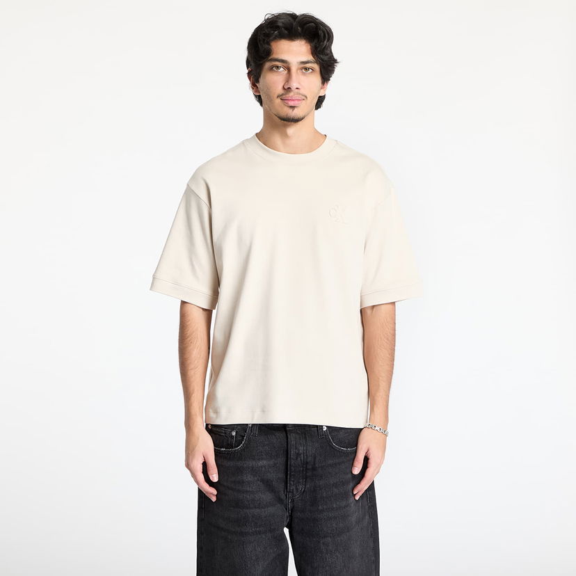 Majica CALVIN KLEIN Calvin Klein Jeans Interlock T-Shirt Bež | J30J326757 PDH