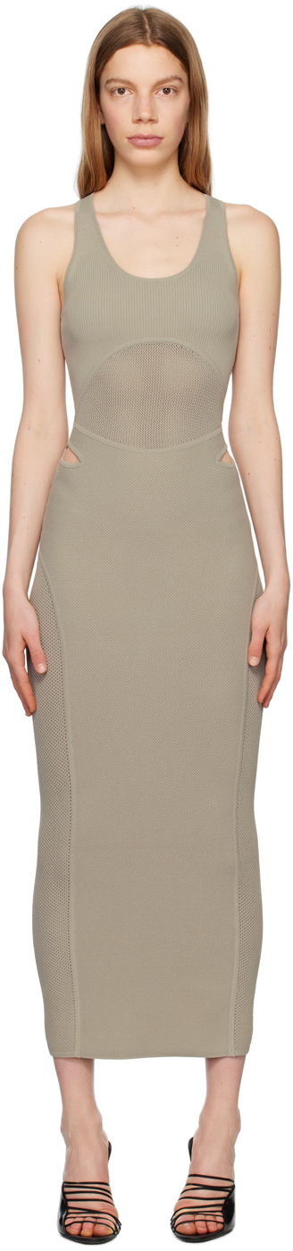 Obleke Dion Lee Dion Lee Sport Midi Dress Zelena | A7719P23
