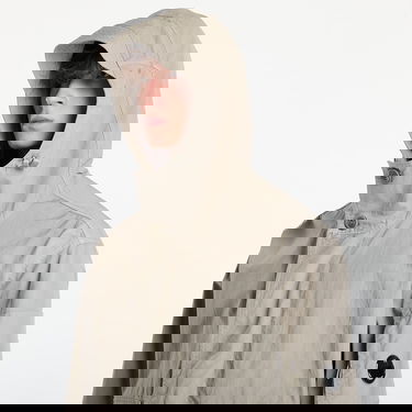 Jakna C.P. Company Twill Hooded Short Jacket Fungi Grey Bež | 19CMOW069A110305G-356, 1