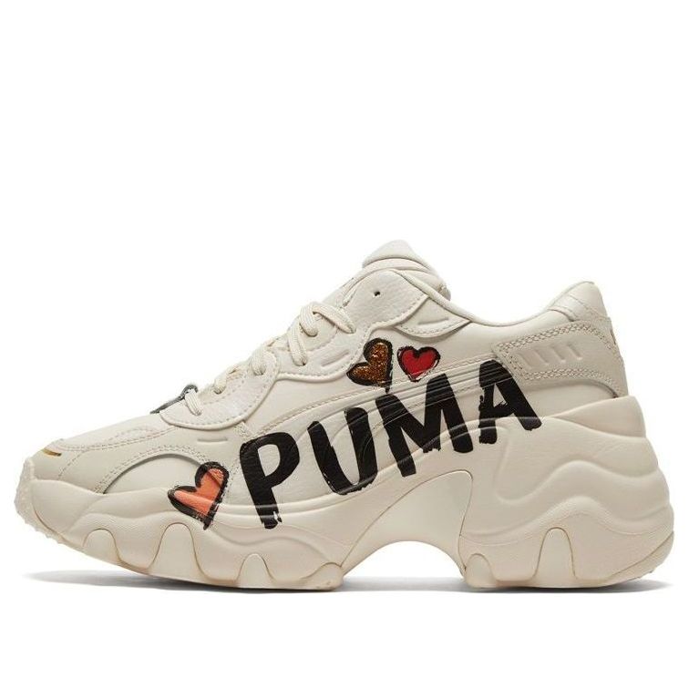 Superge in čevlji Puma Pulsar Wedge 'Logo - Hearts' Bela | 385252-01