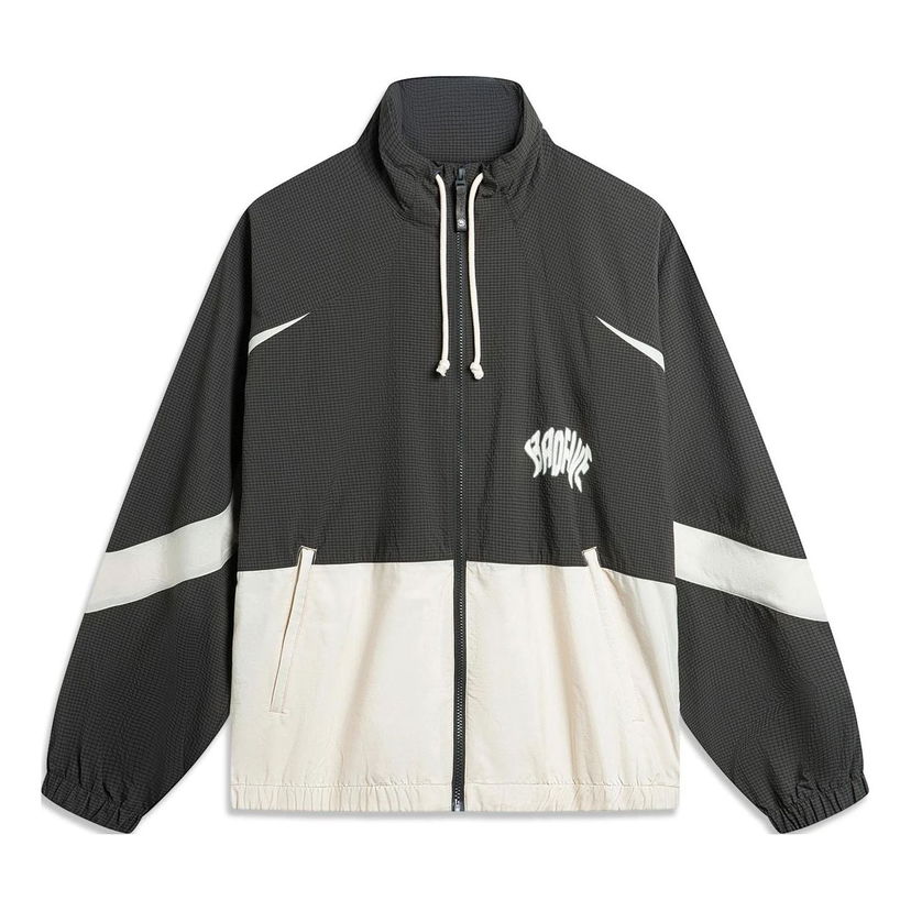 Vetrovka Li-Ning BadFive Graphic Jacket Črna | AFDU419-6