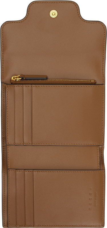 Denarnica Marni Marni Trunkaroo Trifold Wallet Črna | PFMO0109U0 P6948, 4